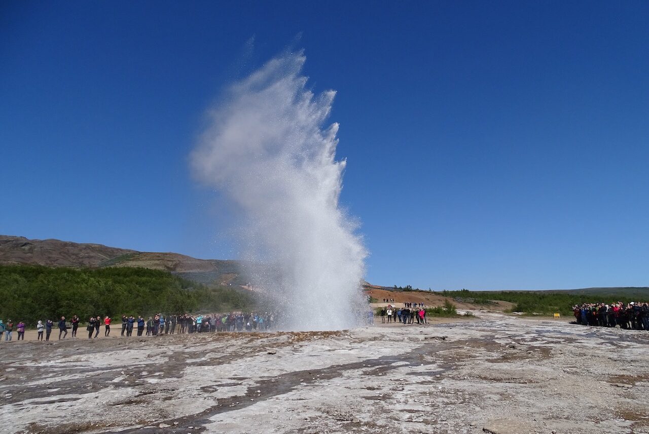 IJsland-geyser